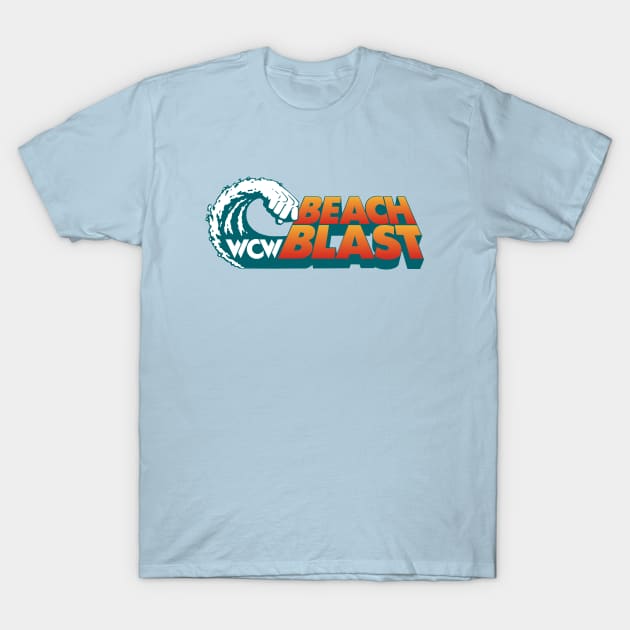 WCW Beach Blast T-Shirt by Authentic Vintage Designs